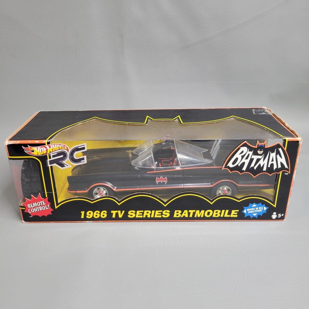 2011 Hot Wheels RC Batman 1966 TV Series Batmobile Remote Controlled Car